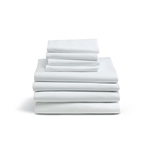 [MDTFS4P04] Medline Interblend Percale Flat Sheets