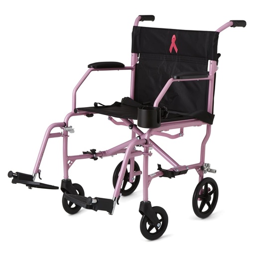 [MDS808200F3P] WHEELCHAIR, TRANSPORT, ULTRALGHT 3, PINK