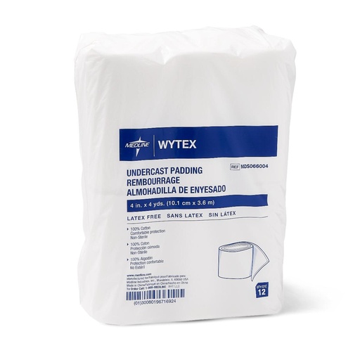 [MDS066004] PADDING, UNDERCAST, WYTEX, 4" x 4YD, Non-Sterile