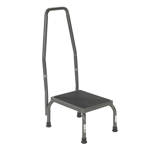 [13031-1SV] Drive Medical Foot Stool with Handrail