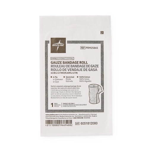 [PRM25865] Caring Sterile Cotton Gauze Bandage Rolls