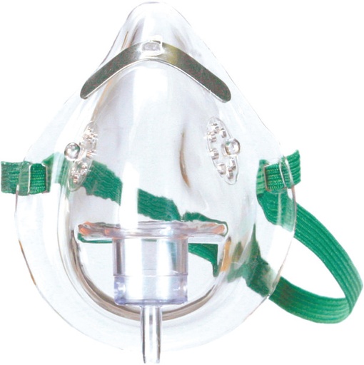 [MASK 003A] Adult Oxygen Mask with 7" tubing