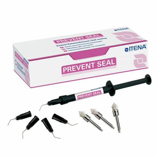 [PVSEAL] Itena PreventSeal Self-Etching/Light-Cured Pit & Fissure Sealant - PACK OF 1 (1.2ML) SYRINGE & 10 TIPS