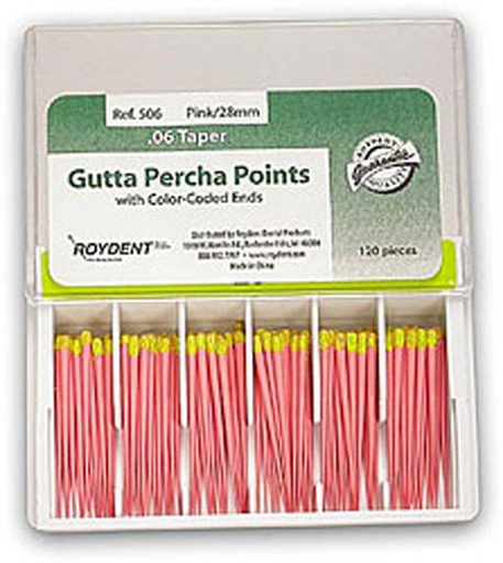 [0525020Z] GUTTA PERCHA STANDARDIZED 20, 120 / Box