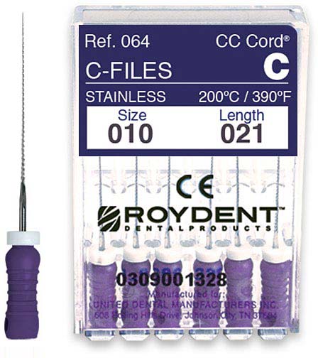 [06521012R] C Files 21mm Size 12.5, 6 / Box