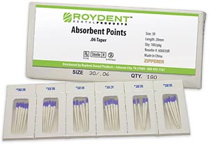 [606160R] PAPER POINTS .06 TAPER #15-40, 180 / Box