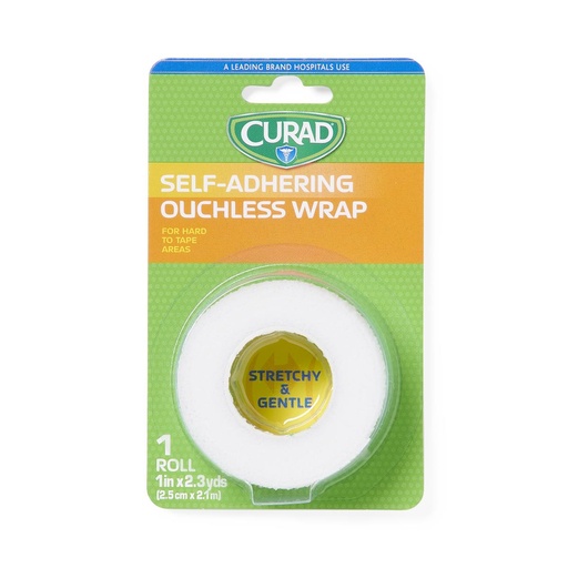 [CUR08801RBC] CURAD Ouchless Tape, 1" x 2.3 yd