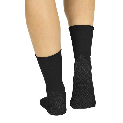 [LVA1043BLK] Vive Non-Slip Socks Black