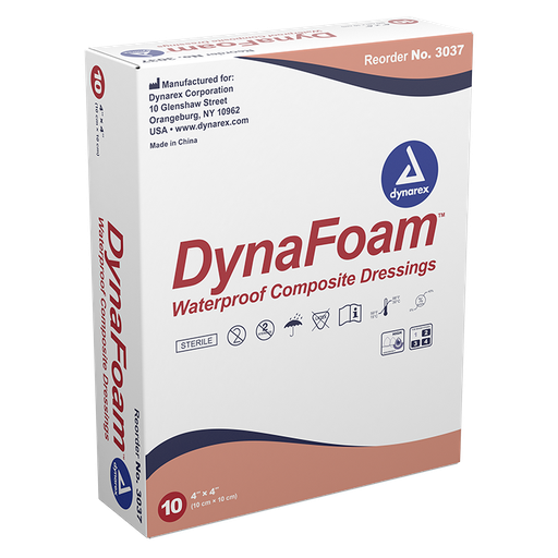 [3037] DynaFoam - Waterproof Bordered Foam 4" X 4"