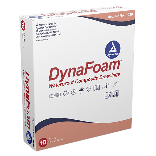 [3038] DynaFoam - Waterproof Bordered Foam 6" X 6" (10 / Box)