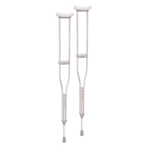 [10401-1] Aluminum Crutch Youth, Patient Height: 4'6"–5'2" 