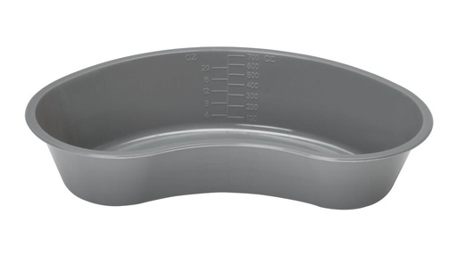 [DYND80367] Plastic Emesis Basin, 700 mL, Graphite