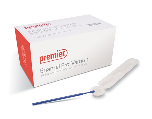 [9007547] Premier Dental EP 5% Fluoride Varnish (CLEAR/VANILLA MINT) - PACK OF 35 (0.40ML) APPLICATIONS