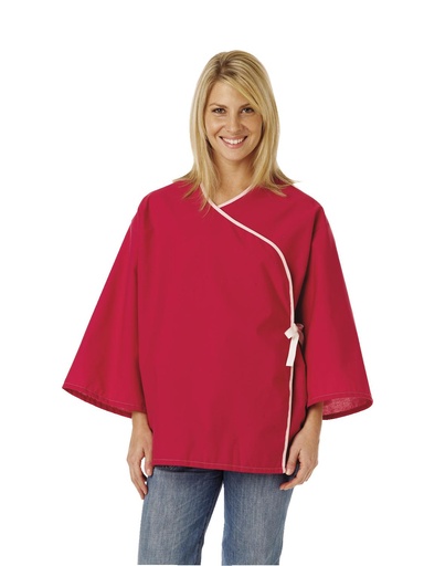 [MDTSG5RFORUB] Medline Mammography Jacket RUBY RED (12 PACK)