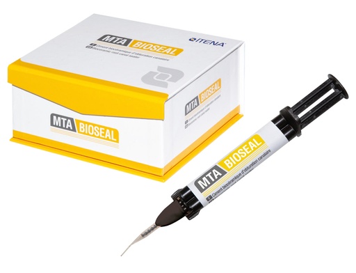 [MTA-BSEAL] Itena MTA Bioseal Endodontic Root Canal Sealer with MTA - PACK OF 1 (4G) MTA CEMENT SYRINGE, 10 MIXING TIPS & 1 MIXING PAD