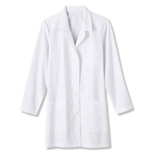 [15000-011-L] META 33" Women's 3-Pocket Lab Coat - LARGE/WHITE